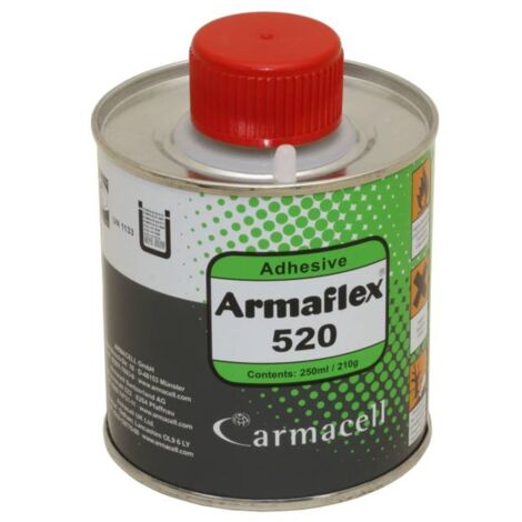 Kleber für Rohrisolierung PE, Kautschuk, Exzenterblock Pinseldose 250 ml
