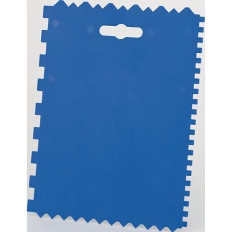Kleberspachtel Länge 177 mm Breite 130 mm Zahnung 4 x 4 x 4 / 8 x 8 x 8 mm Kunststoff (PP)