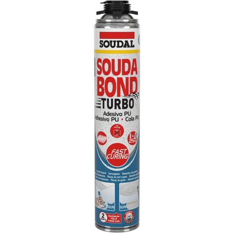 Klebeschaum turbo soudabon turbo Spritzpistole 750ml soudal