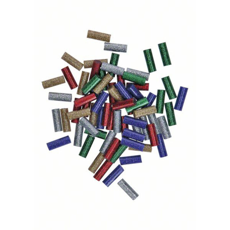 No Brand - Bosch Diy Klebestick Glitter 20x7mm, Für Gluey, Gluepen, 70 Stck. (2608002006)