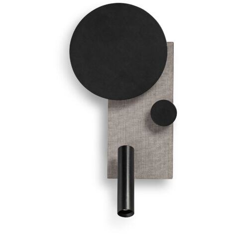 KLEE LED Applique droite gris avec lecteur 20065