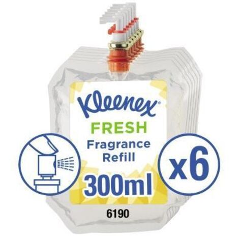 KLEENEX Lufterfrischer Kleenex® Fresh 6 x 300 ml/Pack. Kleenex® Fresh 6 x 300 ml/Pack.