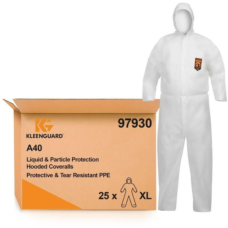 Kleenguard - 97930 A40 Coveralls White X/Large