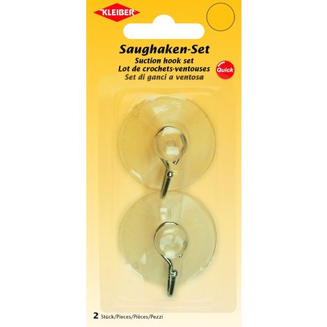 KLEIBER CROCHETS À VENTOUSE LOT DE 2 CLAIR 523-02