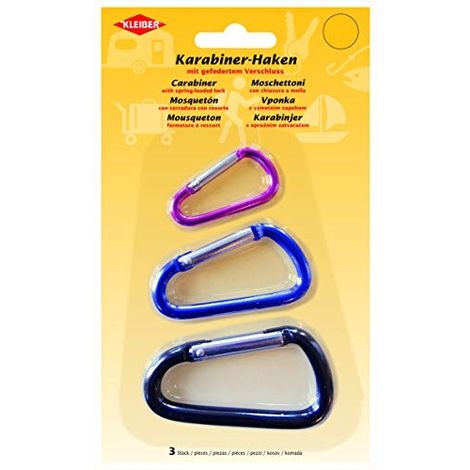 KLEIBER MOUSQUETON, SET DE 3, COULEURS ASSORTIES NOIR 52418