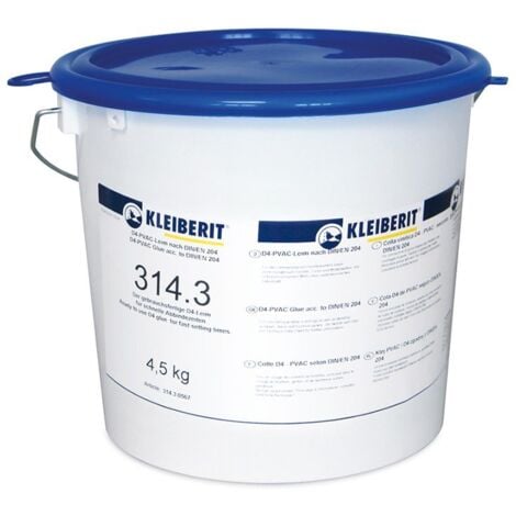 KLEIBERIT PVAC Holzleim D4 Eimer mit 4,5 Kg