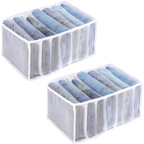 Kleideraufbewahrungskorb, tragbarer, platzsparender Kleiderschrank-Organizer, Aufbewahrungsbox fürs Schlafzimmer