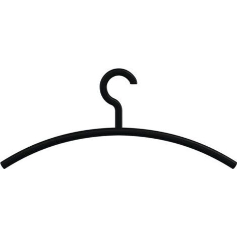 Kleiderbügel 570.1B 90 Kunststoff 90 tiefschwarz matt Breite 450 mm Höhe 190 mm