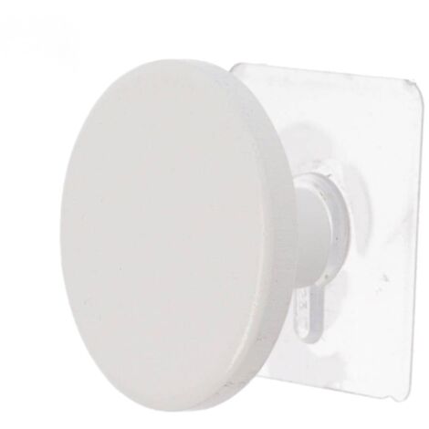 Kleiderhaken aus bambus d6,5cm, bemalt auf sticker - weiss - Tendance