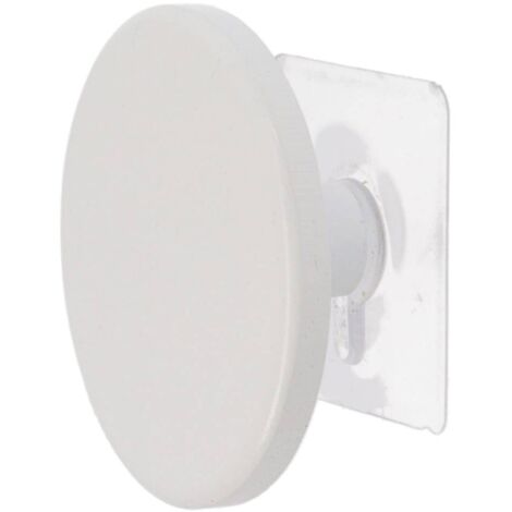 Kleiderhaken aus bambus d8,5cm, bemalt auf sticker - weiss - Tendance
