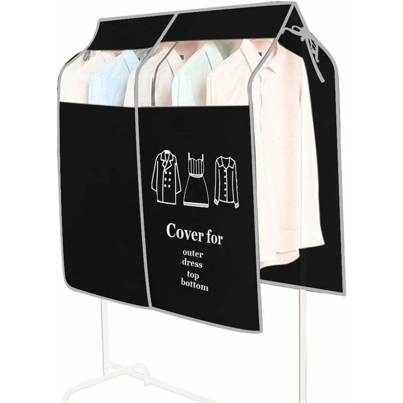 Kleiderhüllen 111 x 91 cm Transparent Staubdicht Fenster Kleiderschutzhülle Universal Kleiderhülle Schutzhülle für Hemd Kleider Anzüge Mäntel