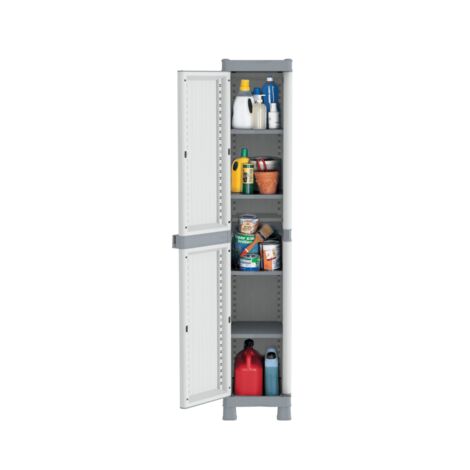 Kleiderschrank aus Harz 1 Tür cm. 35 x 44 x 181