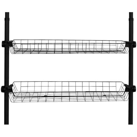 Kleiderschrank Korb, Kleiderschrank HERKULES 2 Stück, 83x38x8cm, WENKO