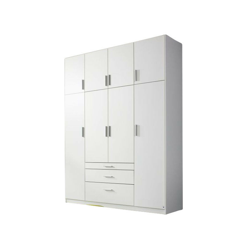 Kleiderschrank Lisa weiß 8 Türen B 181 cm - H 229 cm