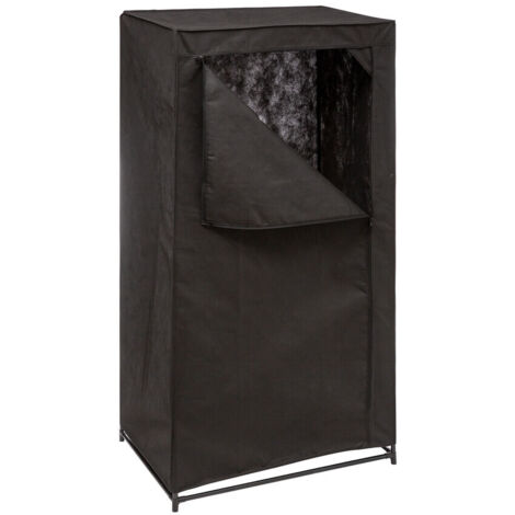 Kleiderschrank mit Stoffbezug – 70 x H 148 cm