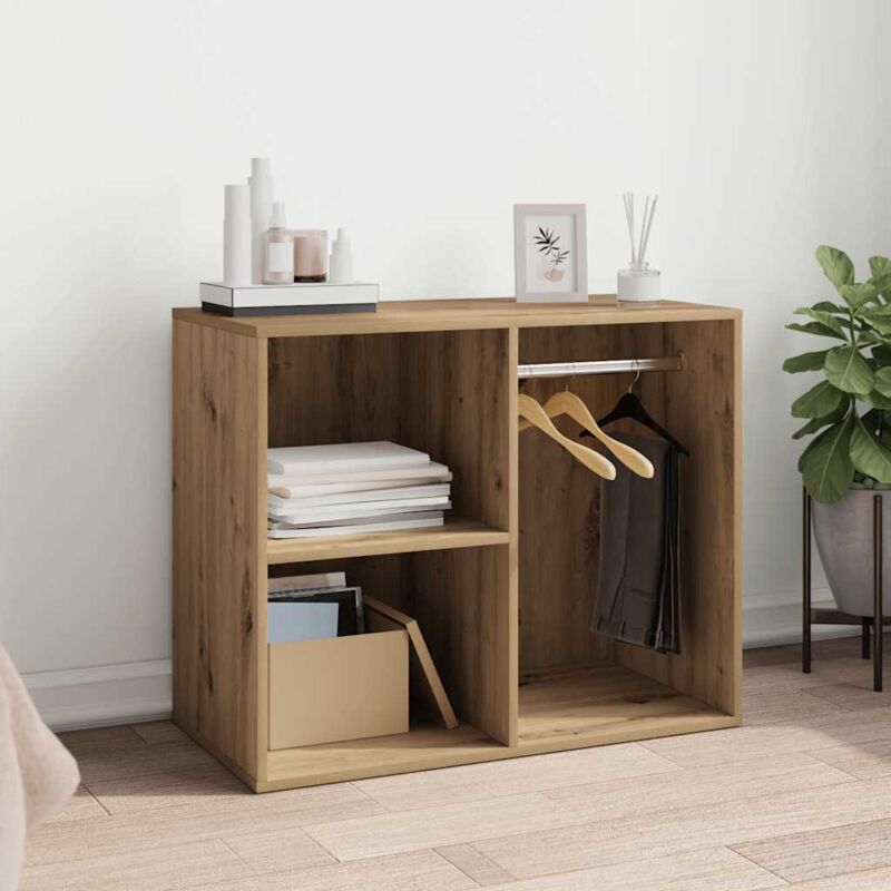 Vidaxl - Ankleideschrank Artisan Eiche 80x40x65 Cm Holzwerkstoff