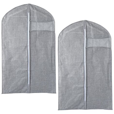 Kleiderschutzhülle Klamottenhülle 60x100 cm 2er Set Kleiderhülle Kleidersack