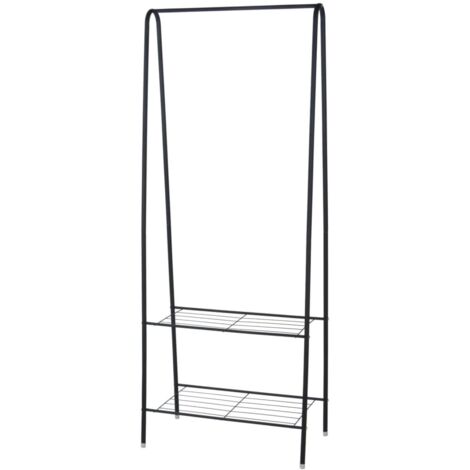 Kleiderständer mit 2 Ebenen 61x34x152 cm Storage solutions