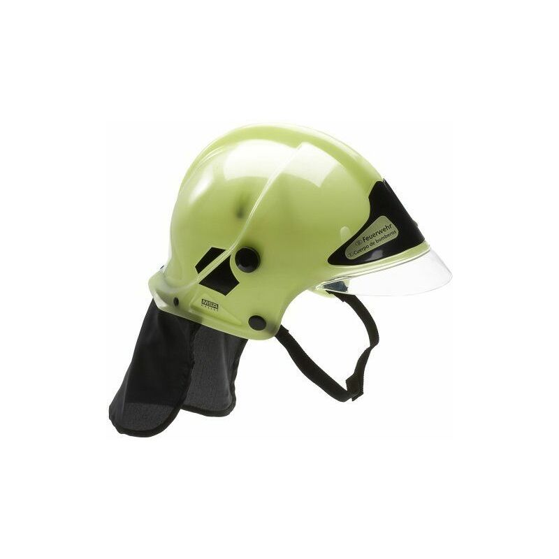 

Klein 8944 - Casco fosforescente de bomberos para niños con visera fija y protector para el cuello