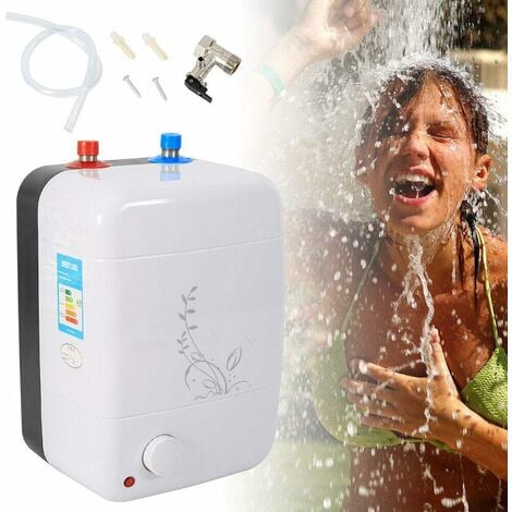 Chauffe-eau instantané élec dessus lavabo SANISELF 4.4 kW hydrau. avec  mélangeur