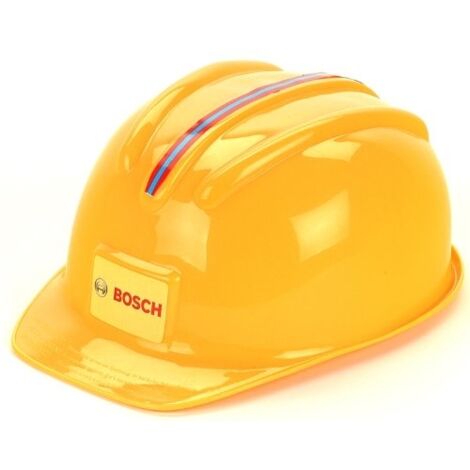 Klein Bosch Handwerkerhelm Helm Bauhelm Kinderhelm Heimwerker Handwerker gelb