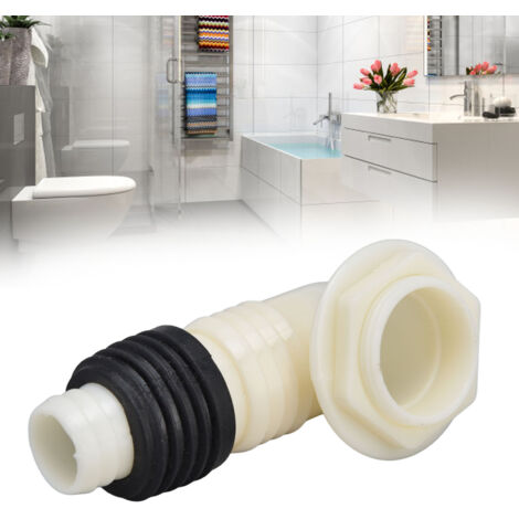 Klein, kompakt, praktisch, leicht austauschbar, elegant, modernes Wohnaccessoire für Abflussrohre von Spülbecken [1 x Abflussrohr] [Kunststoff]