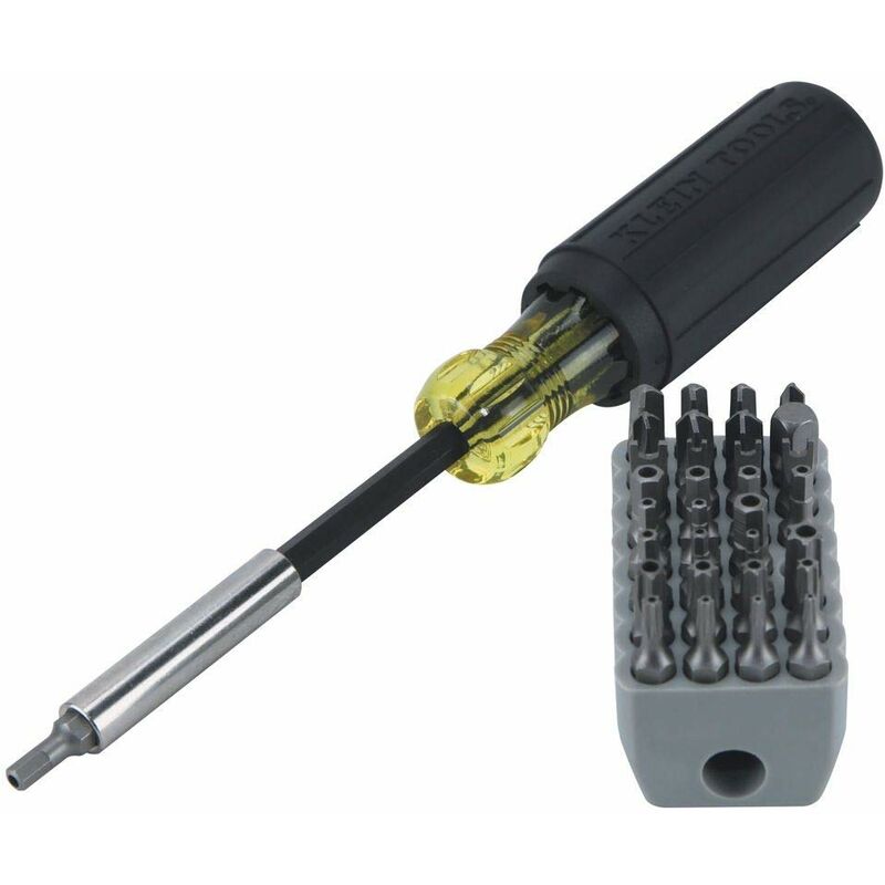 Image of Tools 32510 cacciavite magnetico con 32-piece Tamperproof bit set - Klein