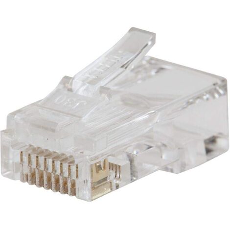 KLEIN TOOLS VDV826 – 702 pass-thru Modular data Plug, CAT5e (confezione da 50), VDV826-763