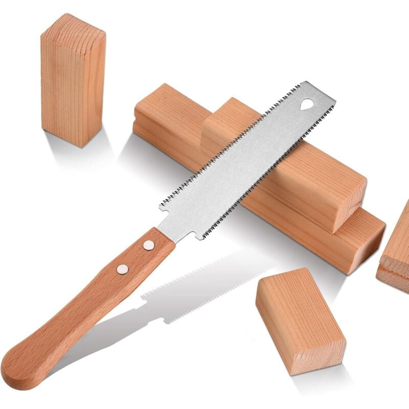 Image of Csparkv - Kleine Holzsäge, 15,2 cm flexibles zweischneidiges Sägeblatt, manuell, Hobby, Heimwerken