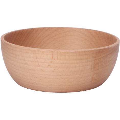 Kleine Schale aus Buchenholz für Salat, Obst, Müsli, 12,5 x 4,5 cm - Ideal für Snacks und Soßen