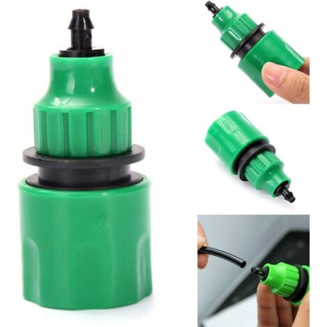 Kleine Schnellkupplungen für Gartenschläuche – 4/7 mm Anschlüsse, 3er-Pack