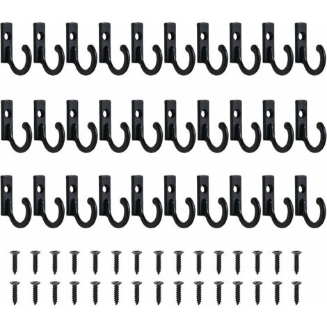 Kleine Vintage-Haken, Wandhalterung für Schlüsselhalter, Hängehaken, Schmuckhaken, Schlüsselhaken für Kleidung, Kleiderhaken, Kleiderhaken mit Schrauben, Kleiderhaken für Wandmontage, Badezimmer, Küch