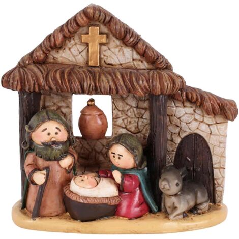 Kleine Weihnachtskrippe, 15 cm