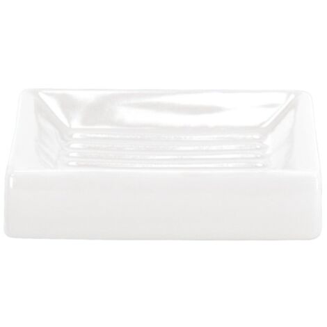 Kleine Wolke 5045114853 Flash Porte Savon Terre Cuite Blanc