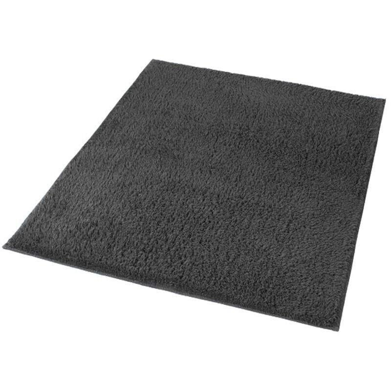 

Alfombra para baño Kansas gris antracita 55x65 cm - Gris - Kleine Wolke