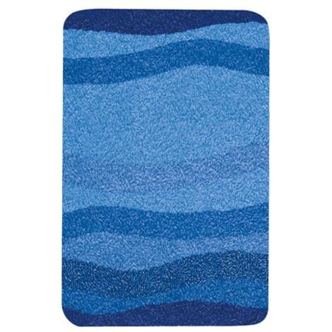 Kleine Wolke Badteppich Miami himmelblau, 60 x 90 cm Badteppich