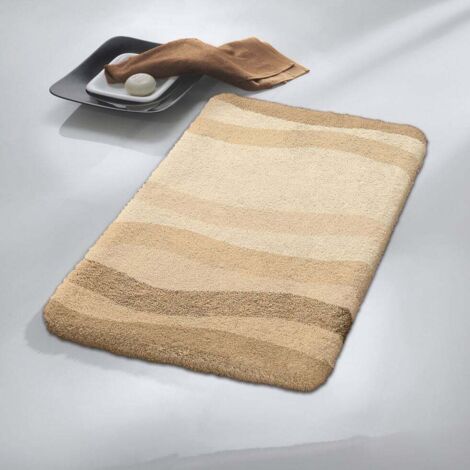 Kleine Wolke Badteppich Miami naturbeige, 50 x 60 cm Badteppich