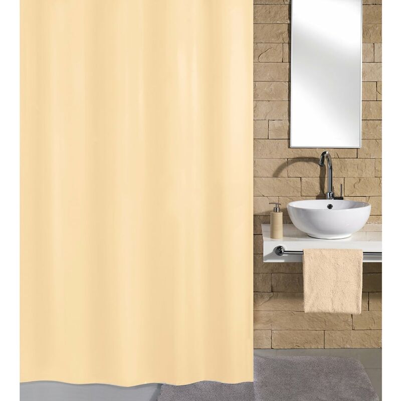 

Kleine Wolke Cortina de ducha Kito beige 180x200 cm - Beige