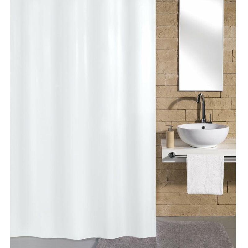

Kleine Wolke Cortina de ducha Kito blanco 180x200 cm - Blanco