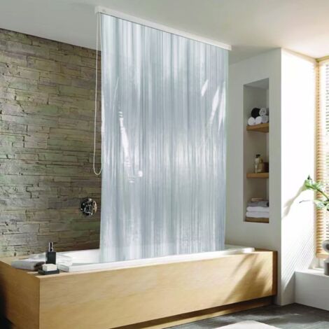 KLEINE WOLKE Duschrollo Weiss 128 cm x 240cm, 3321100747