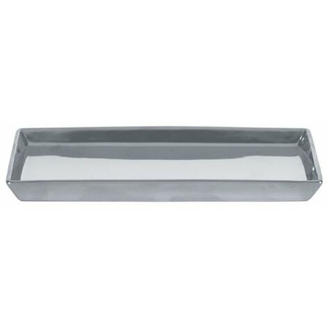 Kleine Wolke, Mensola portaoggetti da Bagno in Porcellana 5065124885 Silber, Argento (Silber)