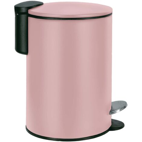 Kleine Wolke Pattumiera per Cosmetici, Acciaio Inox, Rosa Antico, Eimer 3 L