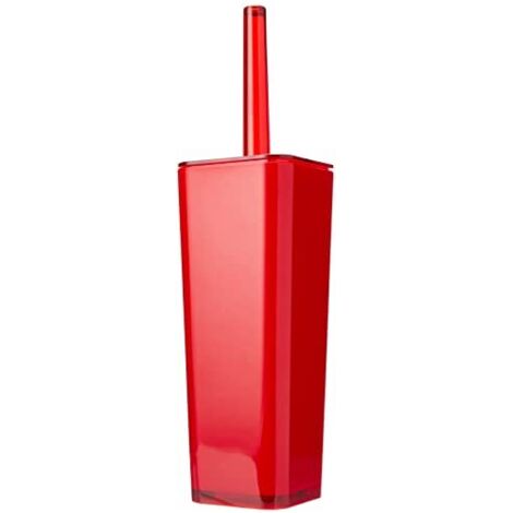 Kleine Wolke, Scopino per WC 5061459856 Easy WC-Bürstenhalter mohnrot, Rosso (Rot)