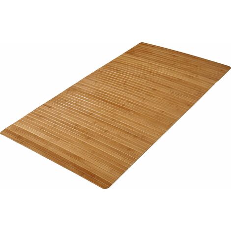 Kleine Wolke Tappetino da Bagno in bambù, Beige (Natur), 50 x 80 cm
