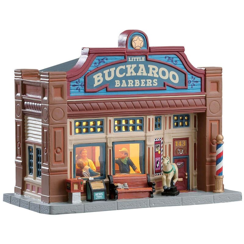 Webmarketpoint Kleiner Buckaroo Friseursalon - Weihnachtsdorf Barbier