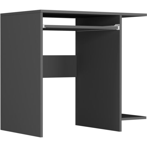 Kleiner Computer-Schreibtisch Anthrazit 80 x 50 cm - Modern N5