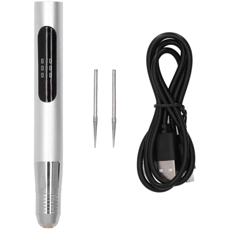 Image of Kleiner elektrischer Gravierstift mit 3 Gängen und 10 W Leistung für Holz