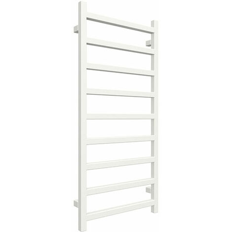 Kleiner Handtuchheizkörper - Heizungsbetrieb - Weiß - Höhe 600mm Breite 500mm - 217 Watt - SIM600/500ZXB