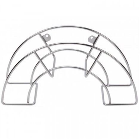 Kleiner Schlauchhalter aus Edelstahl 36,5 x 19,5 cm 3302 Sauvic