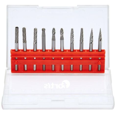 Kleinfrässt.-Satz HM 3mm 10-tlg FORTIS
